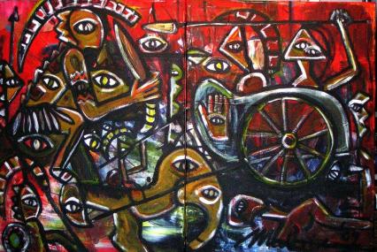 Gaugamela von MABRIER Paul auf Kunstpavillon.com