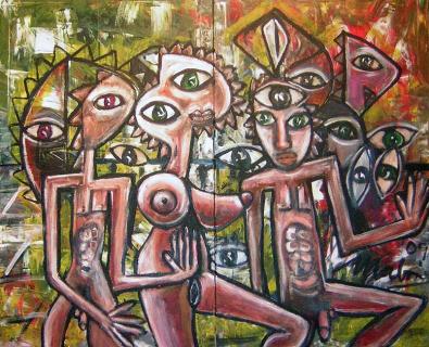 Rumble in the Jungle von MABRIER Paul auf Kunstpavillon.com