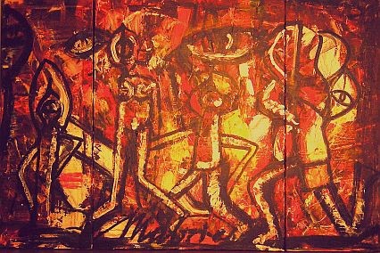 Tryptichon  von MABRIER Paul auf Kunstpavillon.com