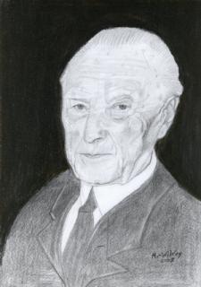 „Konrad Adenauer” - Künstler „WEY Heinz-Werner” Konrad Adenauer - Künstler WEY Heinz-Werner; auf der Kunstplattform Kunstpavillon.com