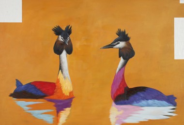 PODICEPS CRISTATUS von WEBER Albert auf Kunstpavillon.com