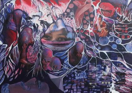 „Purple Dreams” - Künstler „LEITOLD Beatrix” Purple Dreams - Künstler LEITOLD Beatrix; auf der Kunstplattform Kunstpavillon.com