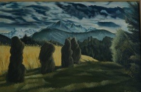 „Gewitterstimmung” - Künstler „FLEIDL Ludwig” Gewitterstimmung - Künstler FLEIDL Ludwig; auf der Kunstplattform Kunstpavillon.com
