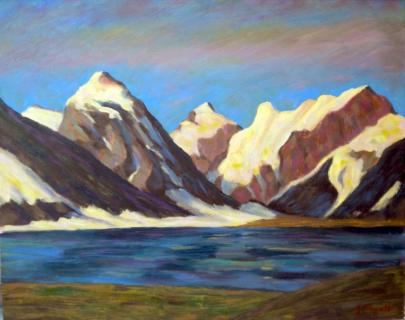 Achensee/Karwendel von PRANTL Josef - Zu meiner Ausstellung Achensee/Karwendel.jpg