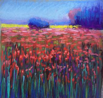 Blumenwiese von DEMURA Ekaterina - Zu meiner Ausstellung Blumenwiese.jpg