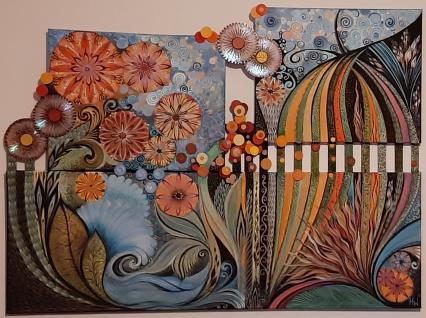 „Wandbild 4-teilig ” - Künstler „WINKLER Heidemarie” Wandbild 4-teilig - Künstler WINKLER Heidemarie; auf der Kunstplattform Kunstpavillon.com