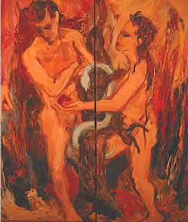 Adam und Eva von KOLLREIDER Oswald auf Kunstpavillon.com