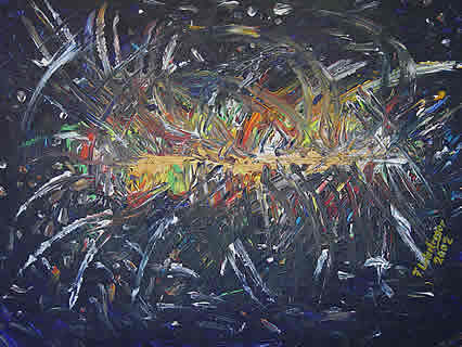 Goldener Mittelweg von UNTERTROGER Franz auf Kunstpavillon.com